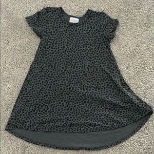LuLaRoe Black Heart Print Dress